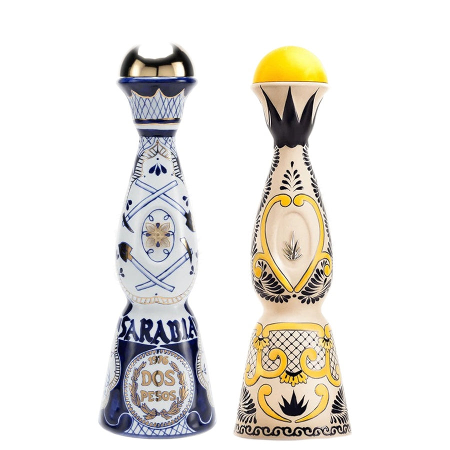 Clase Azul Limited Edition X Eduardo Sarabia Anejo Tequila Gold Edition and Clase Azul Puebla Limited Edition