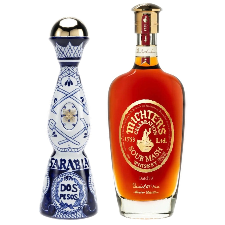 Clase Azul Limited Edition X Eduardo Sarabia Anejo Tequila and Michter's "Celebration" Sour Mash Batch 3