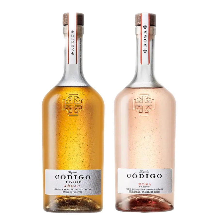 Codigo 1530 Anejo and Codigo 1530 Rosa Blanco