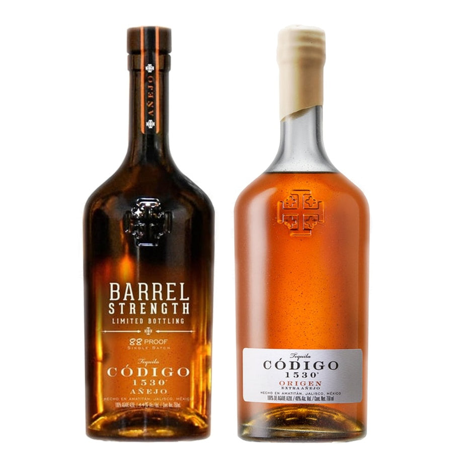 Codigo 1530 Barrel Strength Anejo and Codigo 1530 Origen Extra Anejo