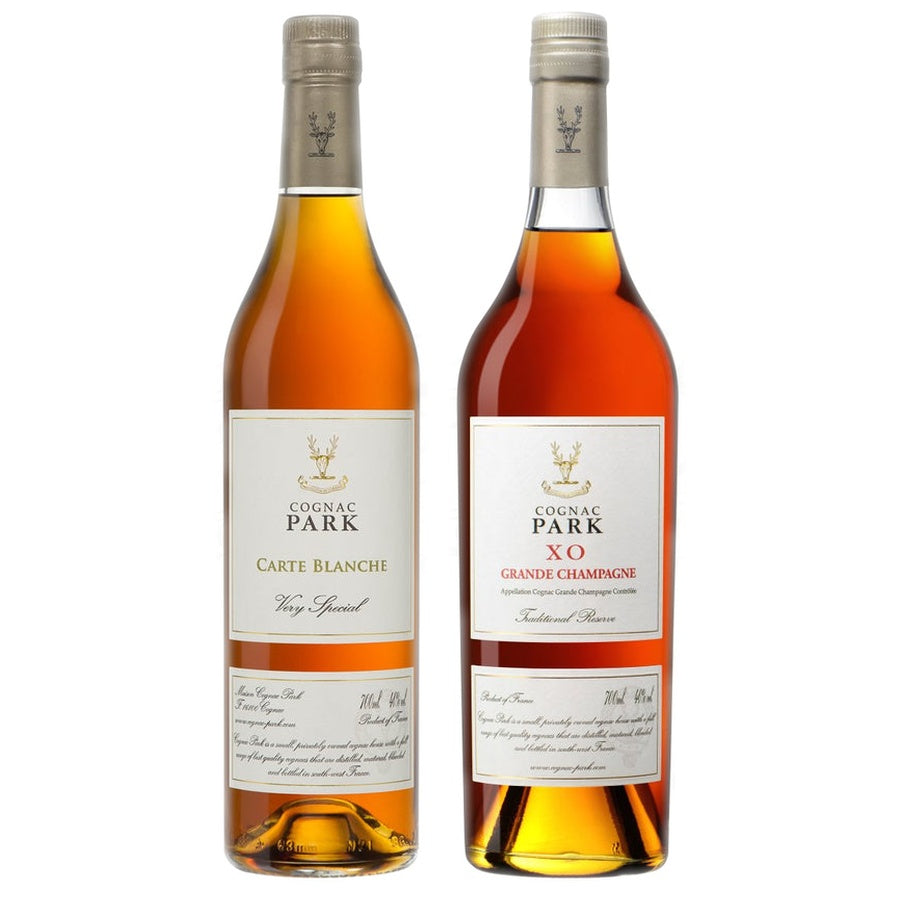 Cognac Park Carte Blanche VS and Cognac Park Traditional Reserve XO