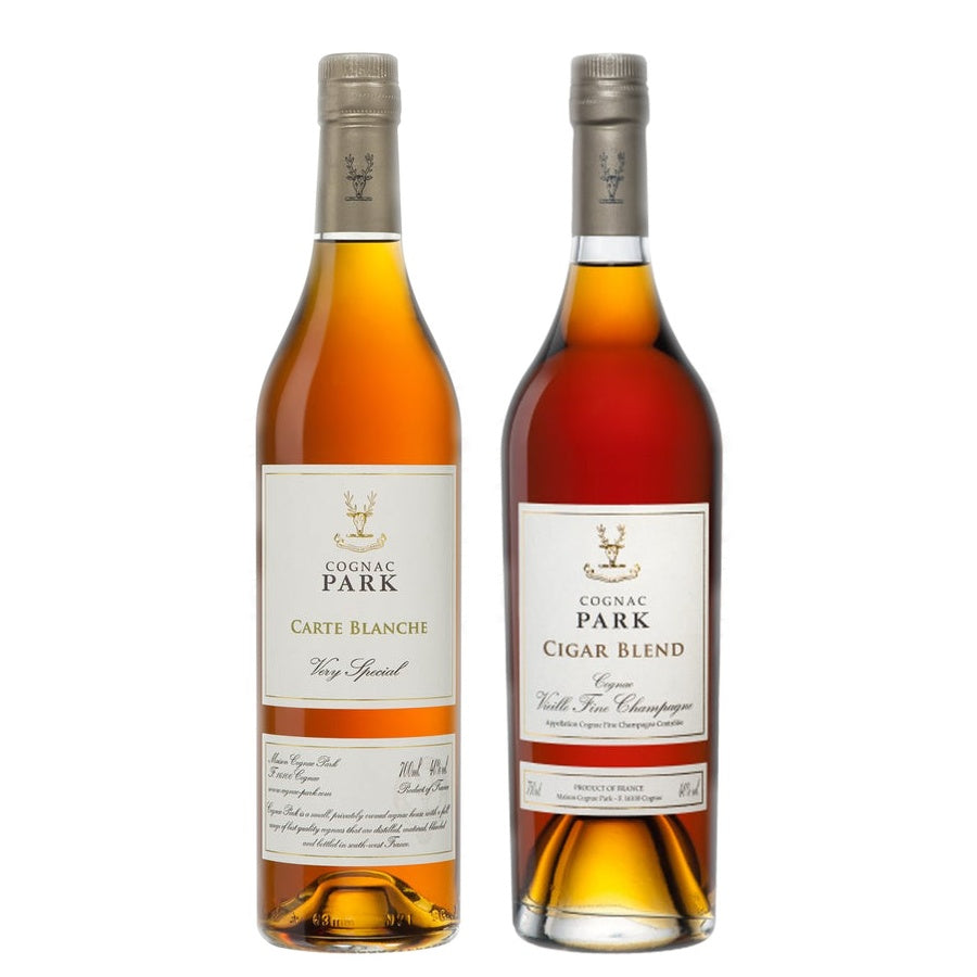 Cognac Park Carte Blanche VS and Cognac Park XO Cigar Blend Vieille Fine Champagne