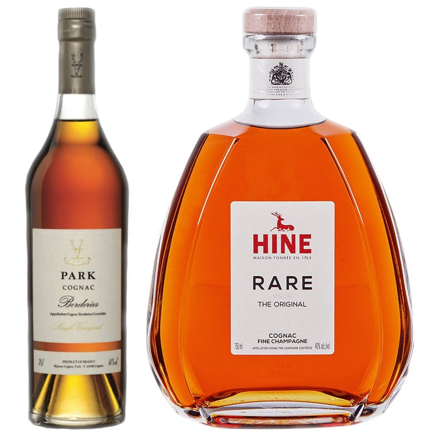 Cognac Park Single Vineyard Borderies and Hine Rare VSOP Cognac