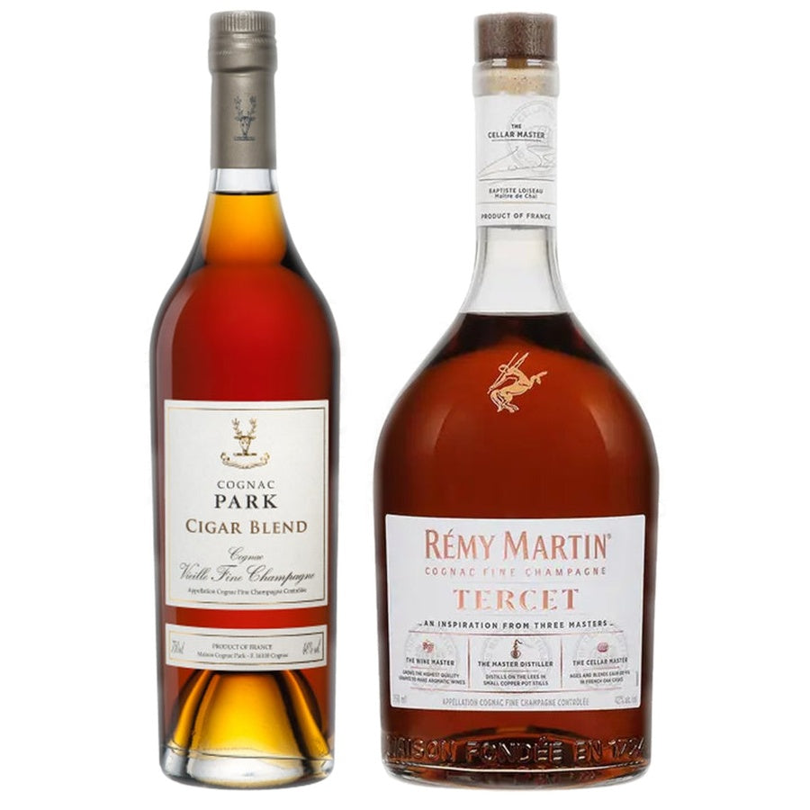 Cognac Park XO Cigar Blend Vieille Fine Champagne and Remy Martin Tercet Cognac