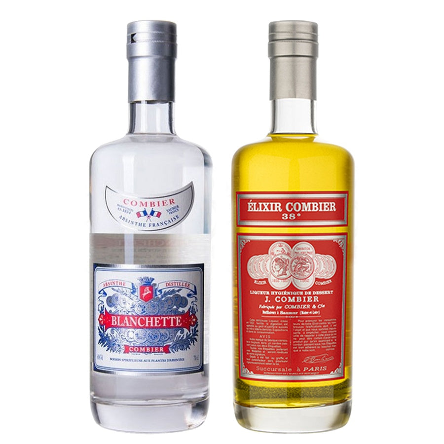 Combier Liqueur Absinthe Blanchette and Combier Liqueur Elixir