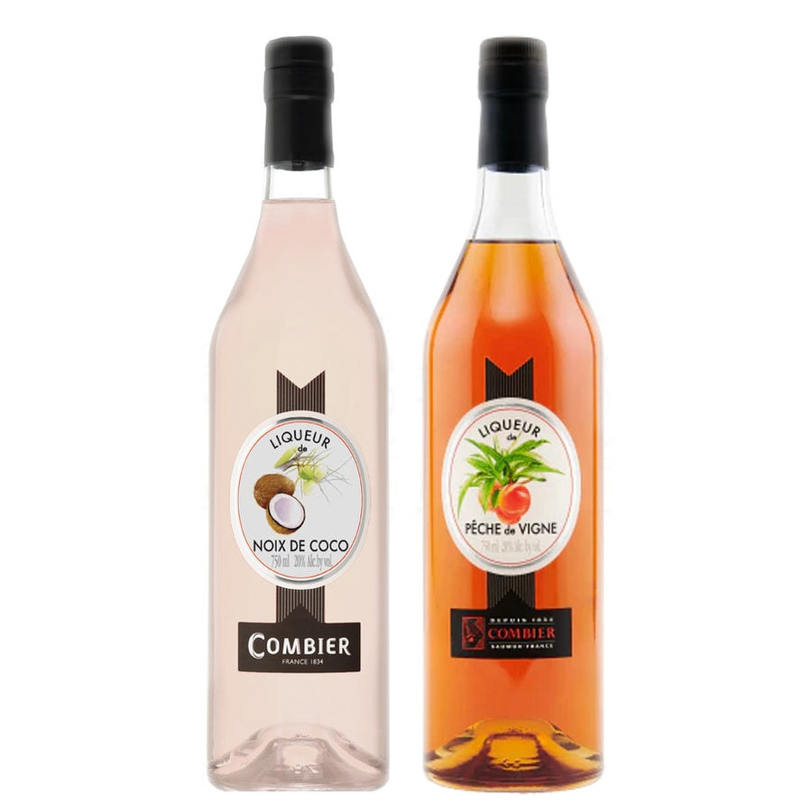 Combier Liqueur Coconut and Combier Liqueur Creme Peche