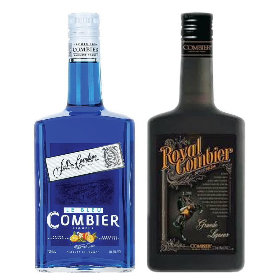 Combier Liqueur Le Bleu and Royal Combier Grande Liqueur