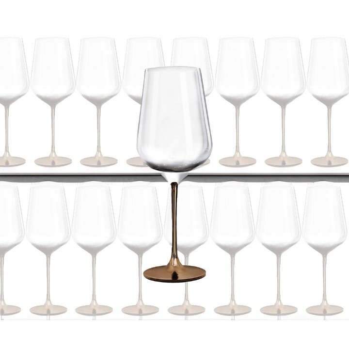 Full-Bottle Premium Artisan Copper Wine Glasses (750 mL / 25 fl. oz) (Set of 2)