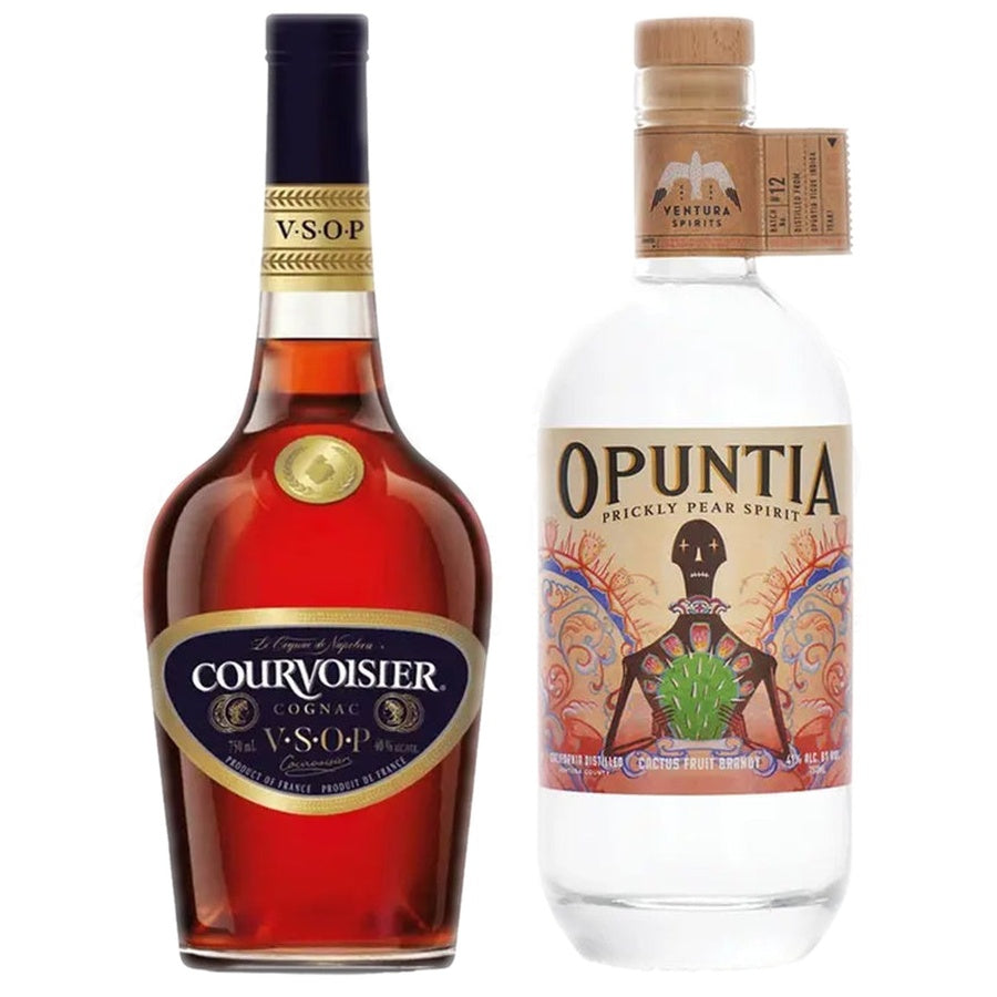 Courvoisier V.S.O.P. and Ventura Spirits Opuntia Prickly Pear Brandy