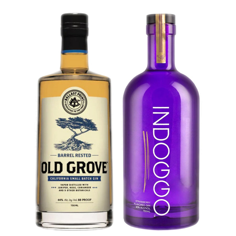 Cutwater Old Grove Barrel Rested Gin and INDOGGO Gin by Snoop Dogg