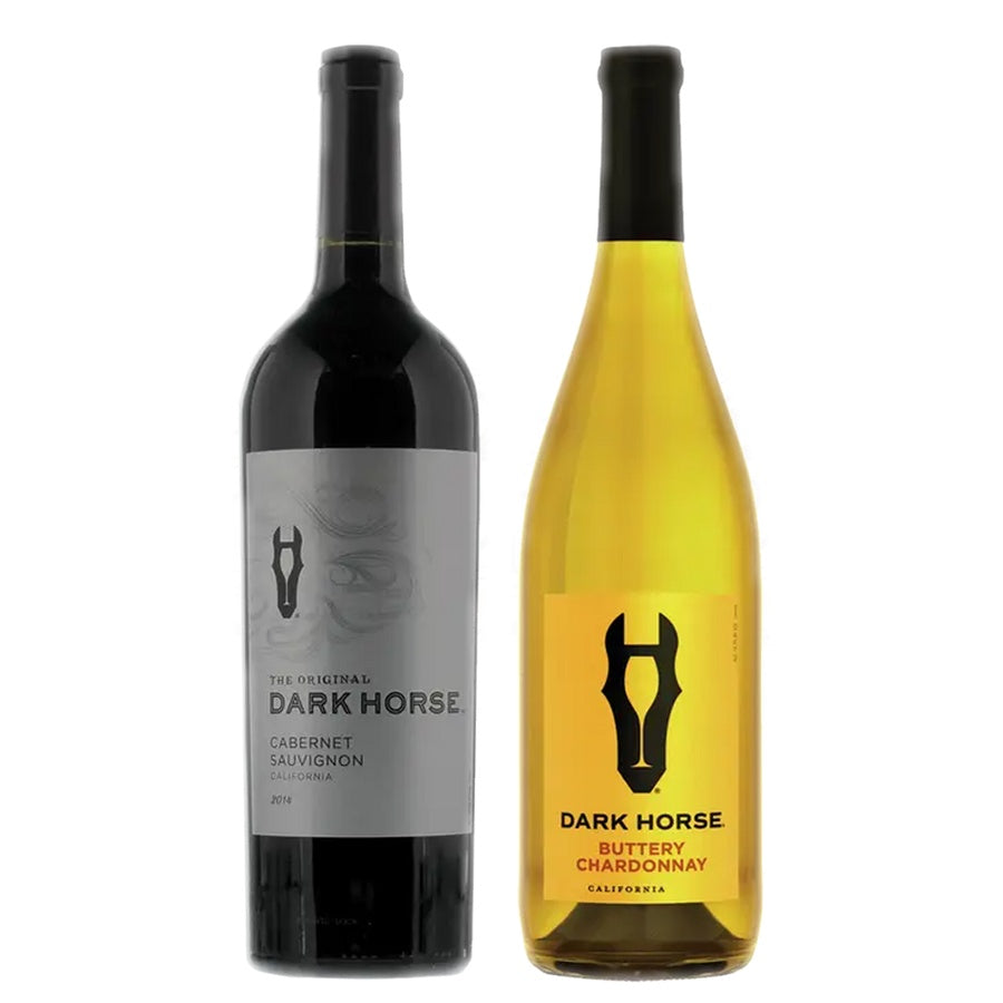 Dark Horse Cabernet Sauvignon and Dark Horse Chardonnay Buttery