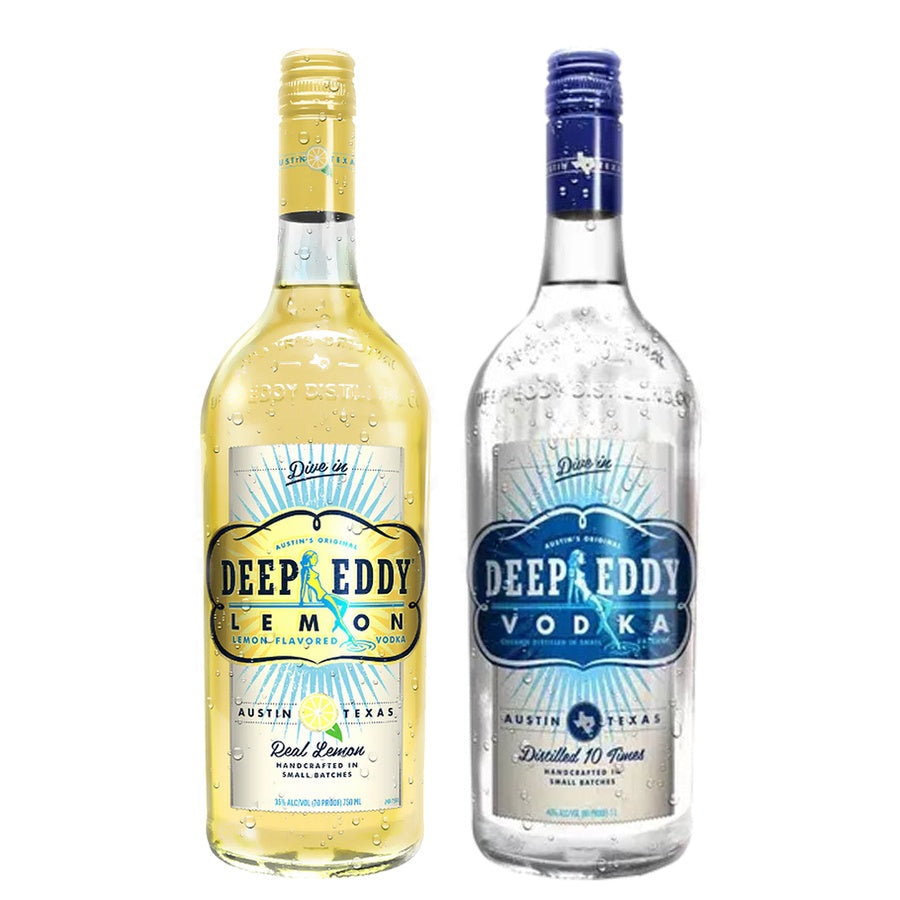 Deep Eddy Lemon Flavored Vodka and Deep Eddy Vodka