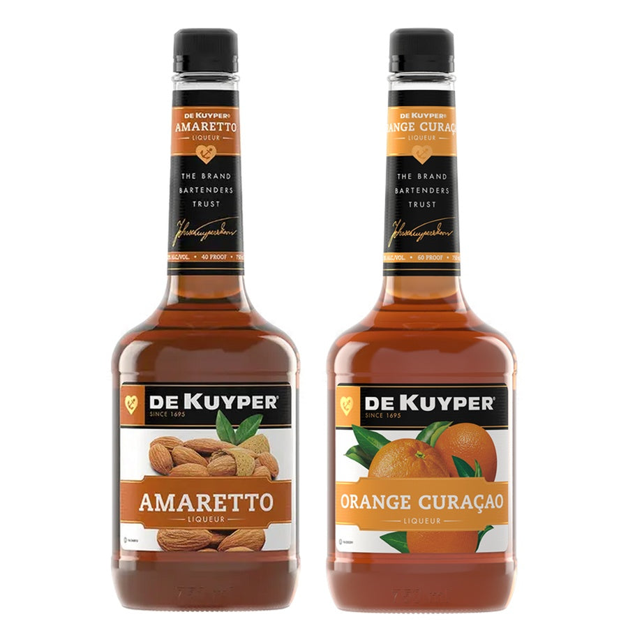 Dekuyper Amaretto and Dekuyper Curacao