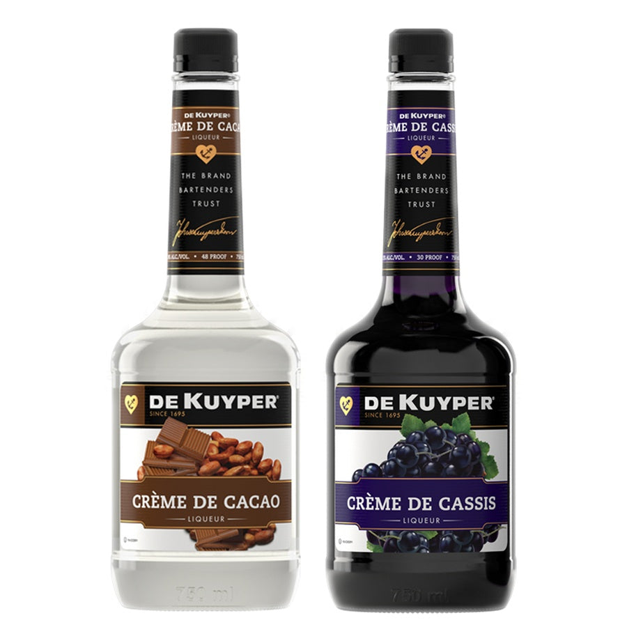 Dekuyper Creme De Cacao White and Dekuyper Creme De Cassis