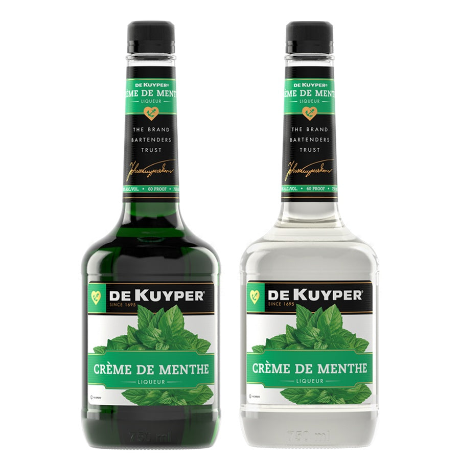 Dekuyper Creme De Menthe Green and Dekuyper Creme De Menthe White