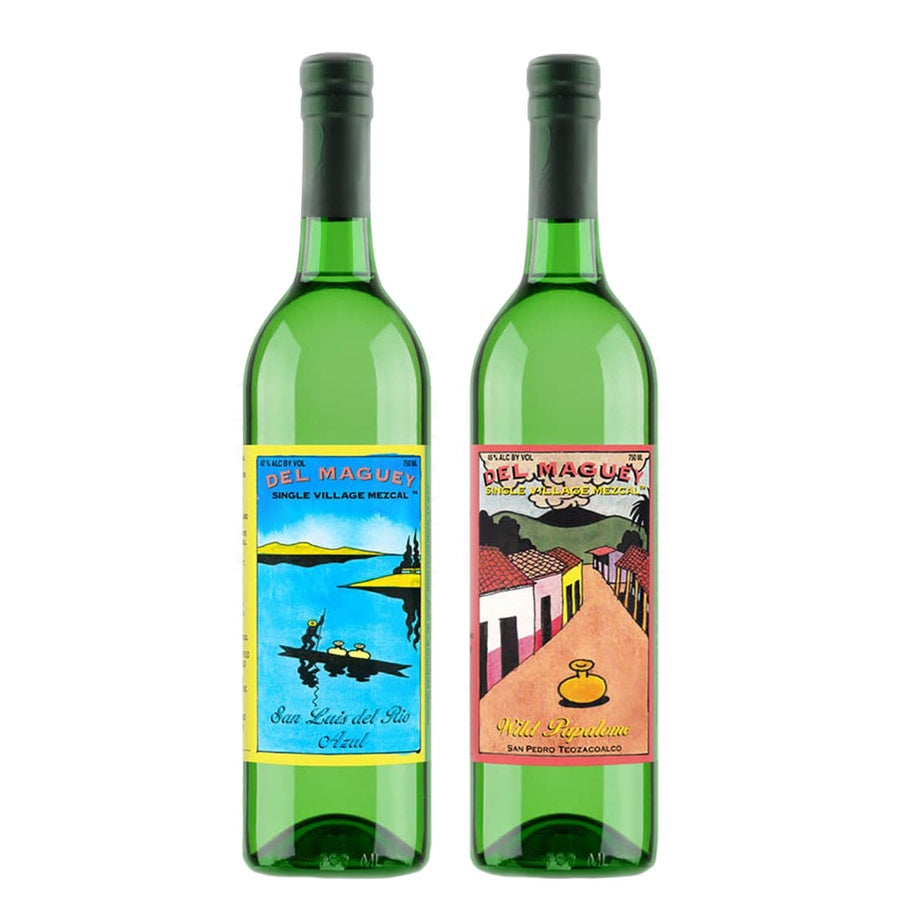 Del Maguey San Luis Del Rio Azul Mezcal and Del Maguey Wild Papalome Mezcal