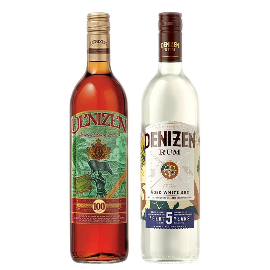Denizen Dark Rum Vatted and Denizen Small Batch Aged White Rum 3 Yr