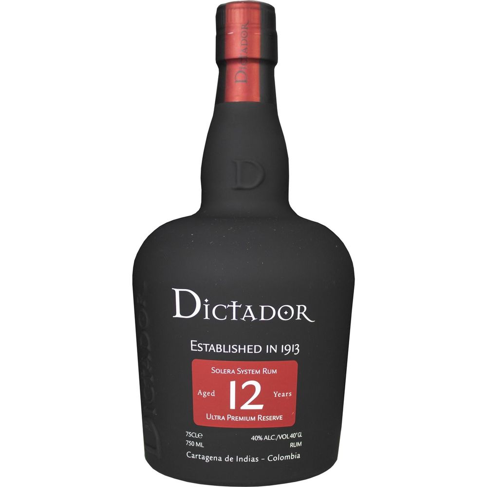 Dictador Aged Rum Solera System Ultra Premium Reserve 12 Yr - BottleBuzz