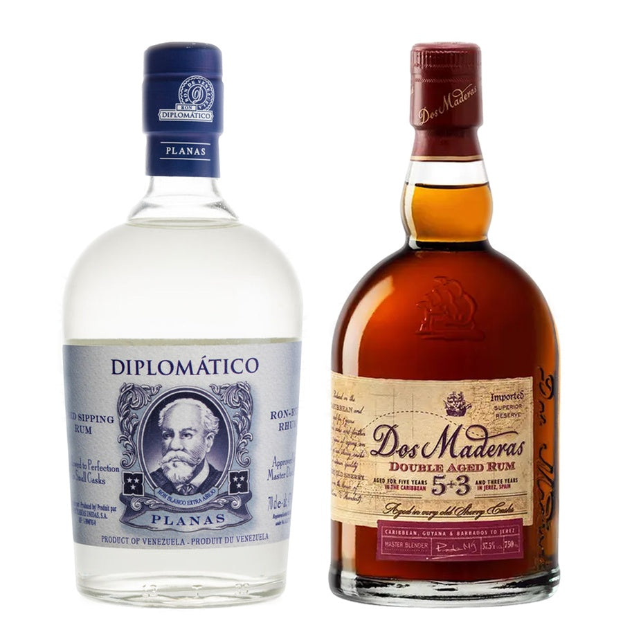 Diplomatico Planas Rum and Dos Maderas 53 Rum