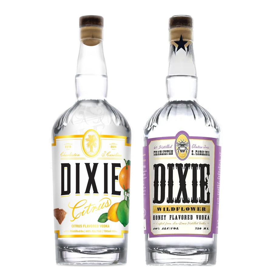Dixie Citrus Vodka and Dixie Wildflower Vodka