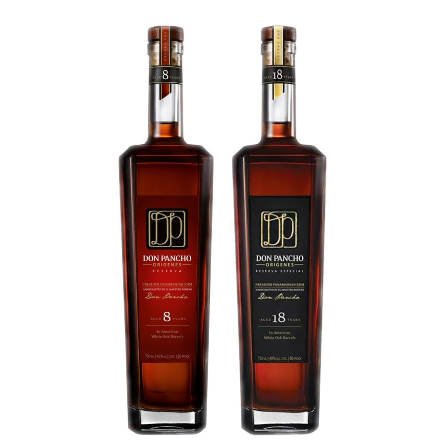 Don Pancho Aged Rum Reserva 8 Year and Don Pancho Origenes 18 Year Rum