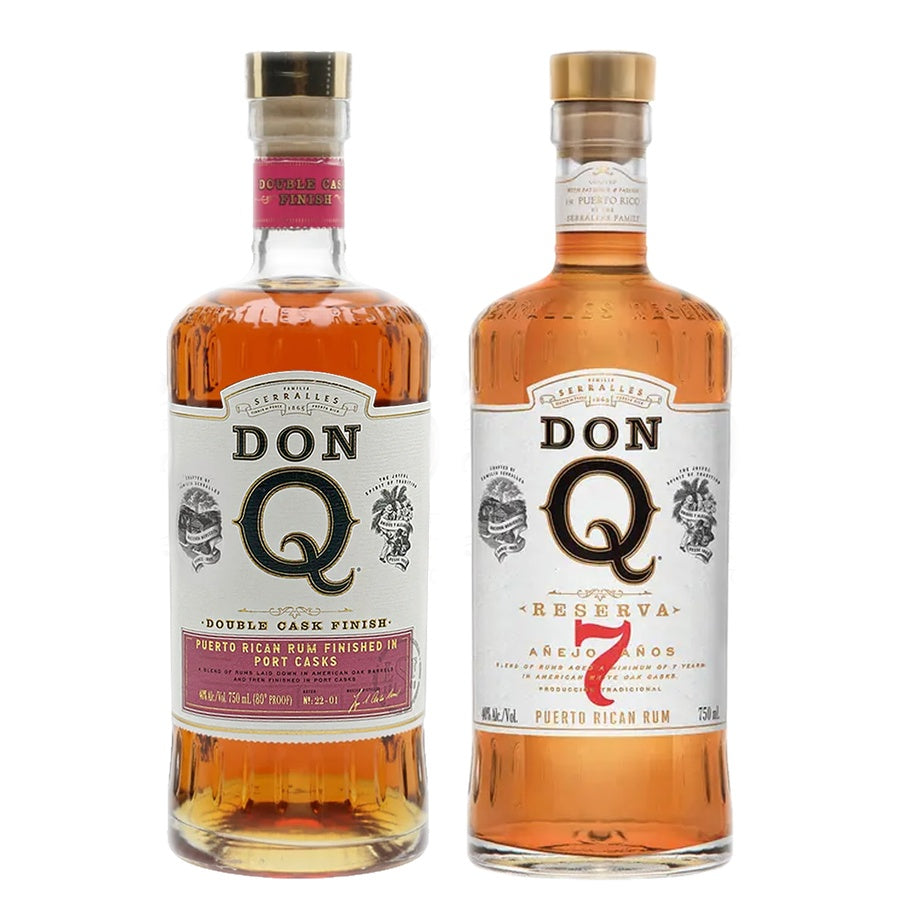 Don Q Double Aged Port Cask Rum and Don Q Reserva 7 Year Old Rum