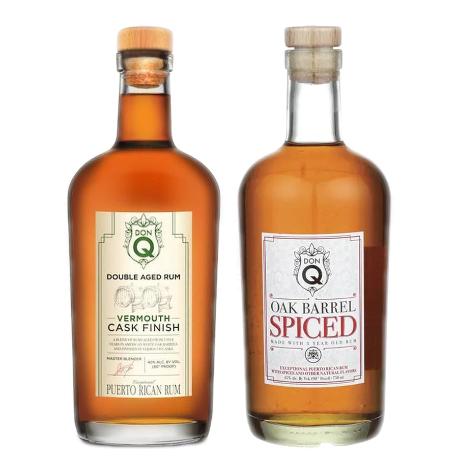 Don Q Double Aged Rum Vermouth Cask Finish and Don Q Oak Barrel Spiced Rum