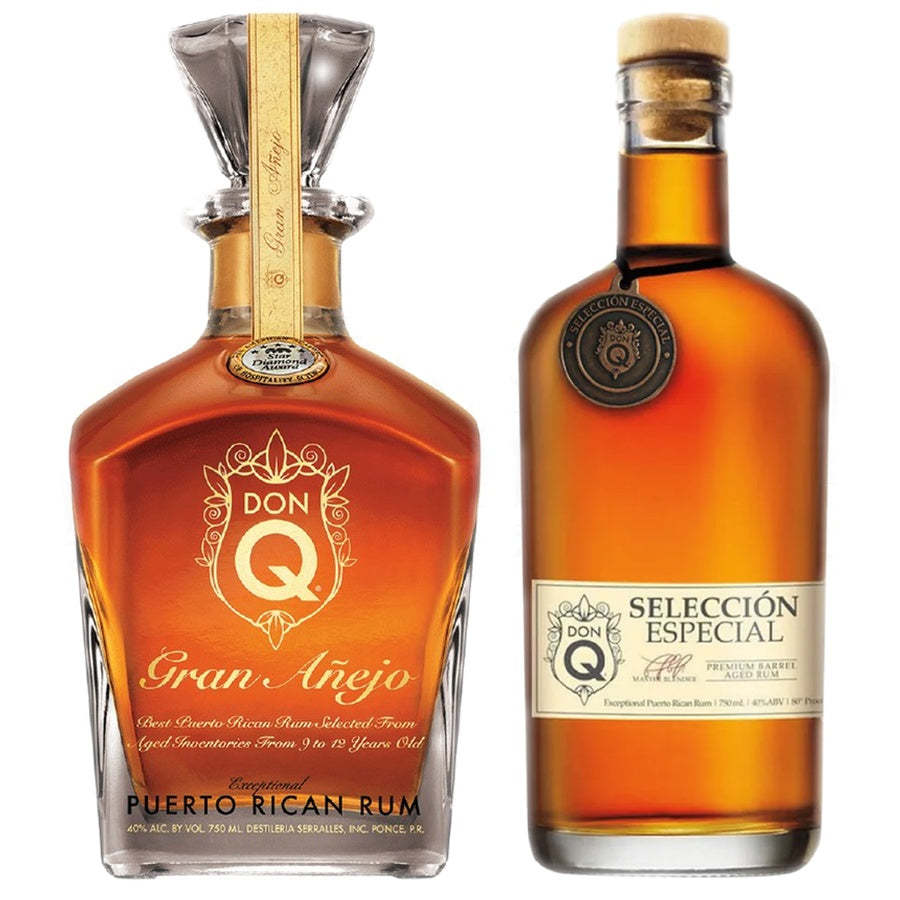 Don Q Grand Anejo Rum and Don Q Select Esp Dist Blend Rum