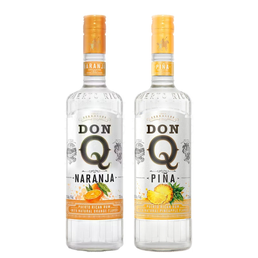 Don Q Orange Rum and Don Q Pina Rum