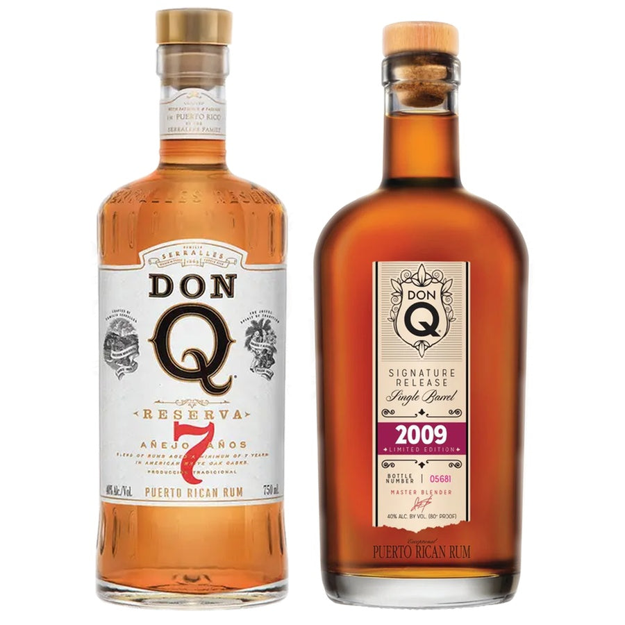 Don Q Reserva 7 Year Old Rum and Don Q Sign Rel Sb Rum 2009