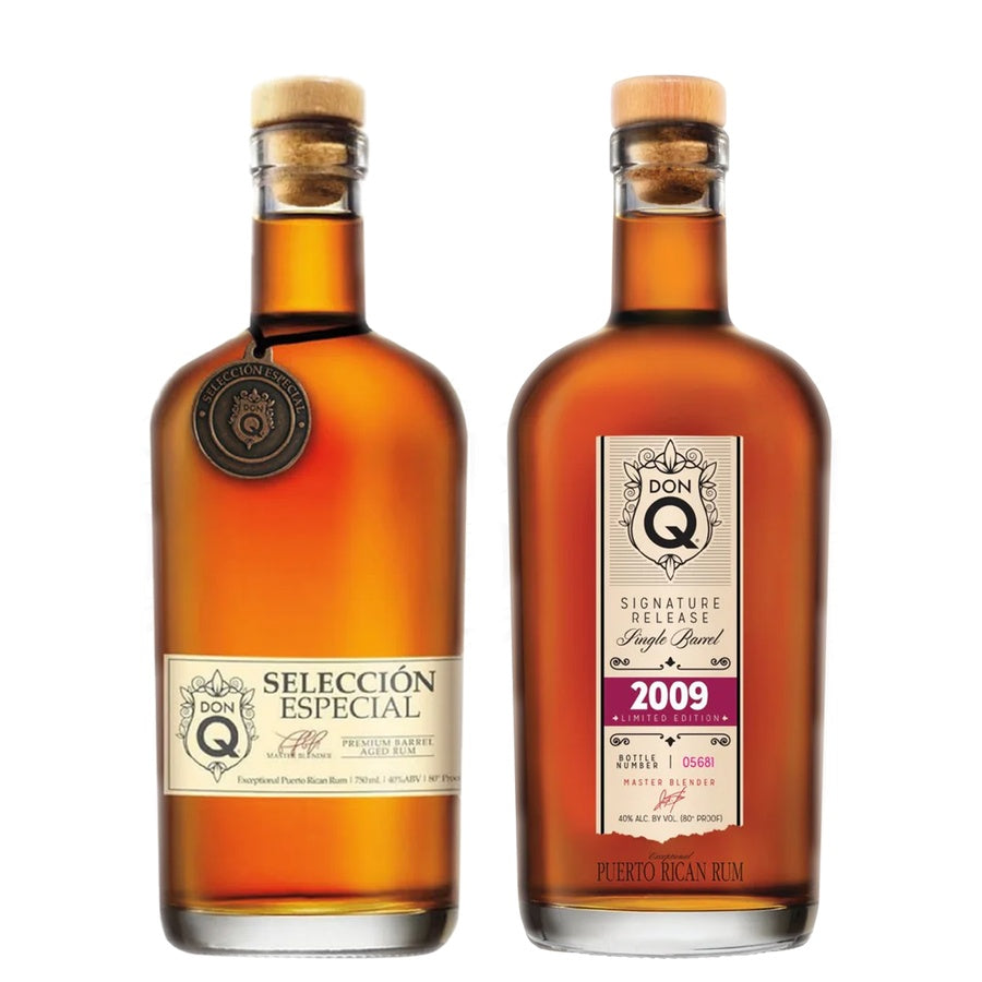 Don Q Select Esp Dist Blend Rum and Don Q Sign Rel Sb Rum 2009