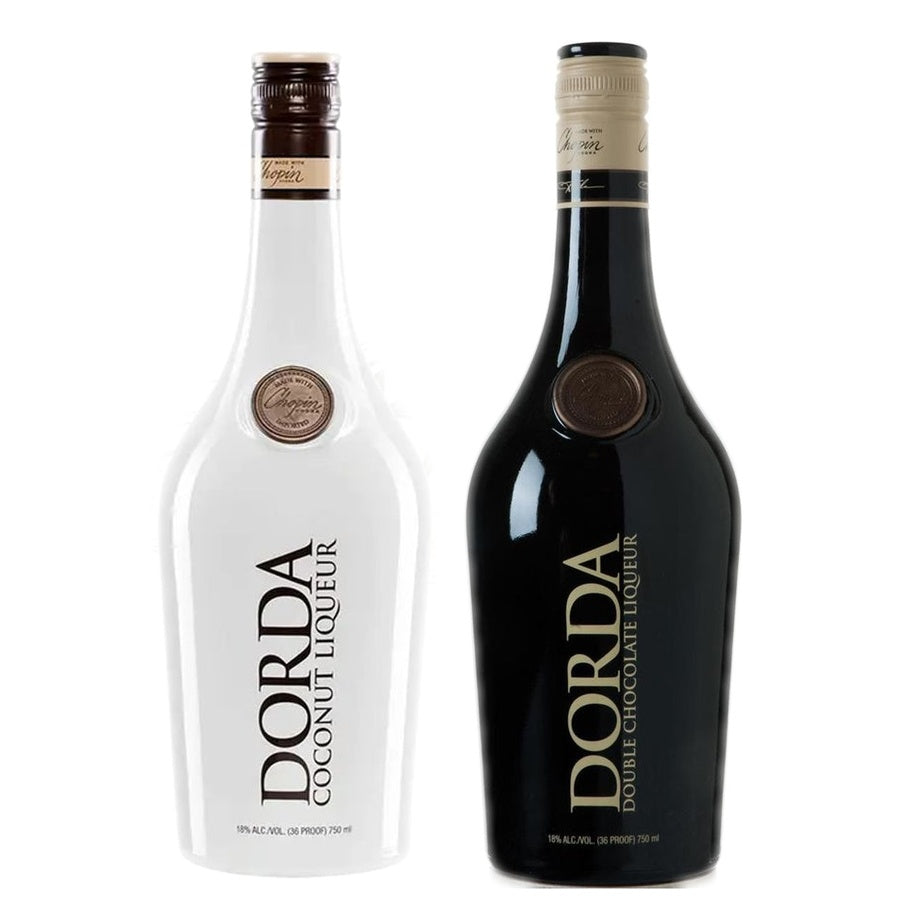 Dorda Coconut Liqueur and Dorda Double Chocolate Liqueur