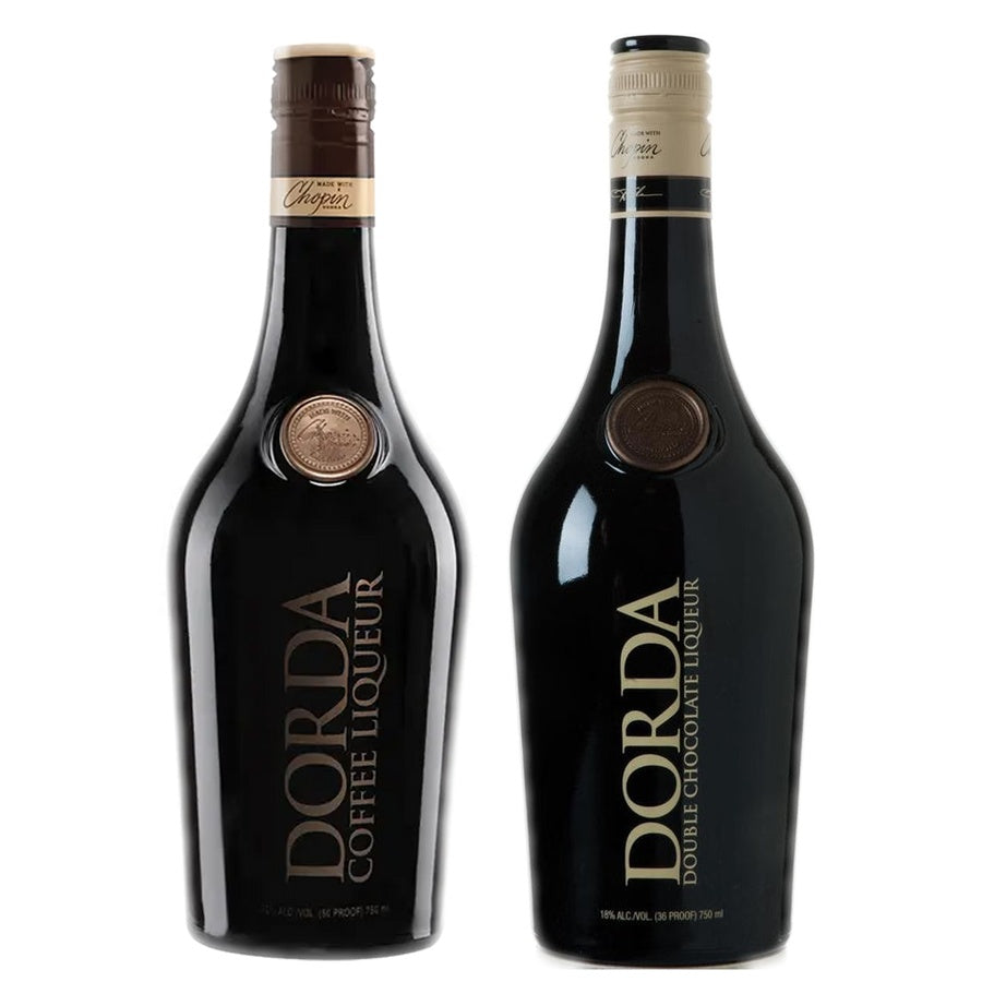 Dorda Coffee Liqueur and Dorda Double Chocolate Liqueur