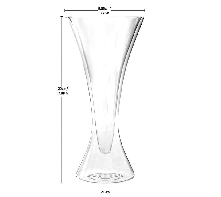 Double Walled Cocktail Martini Glasses - 210 mL / 7 fl. oz Set of 2 or 4 - BottleBuzz