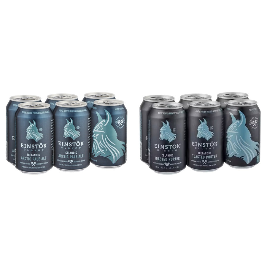Einstok Arctic Pale Ale 24 Pack and Einstok Toasted Porter 24 Pack