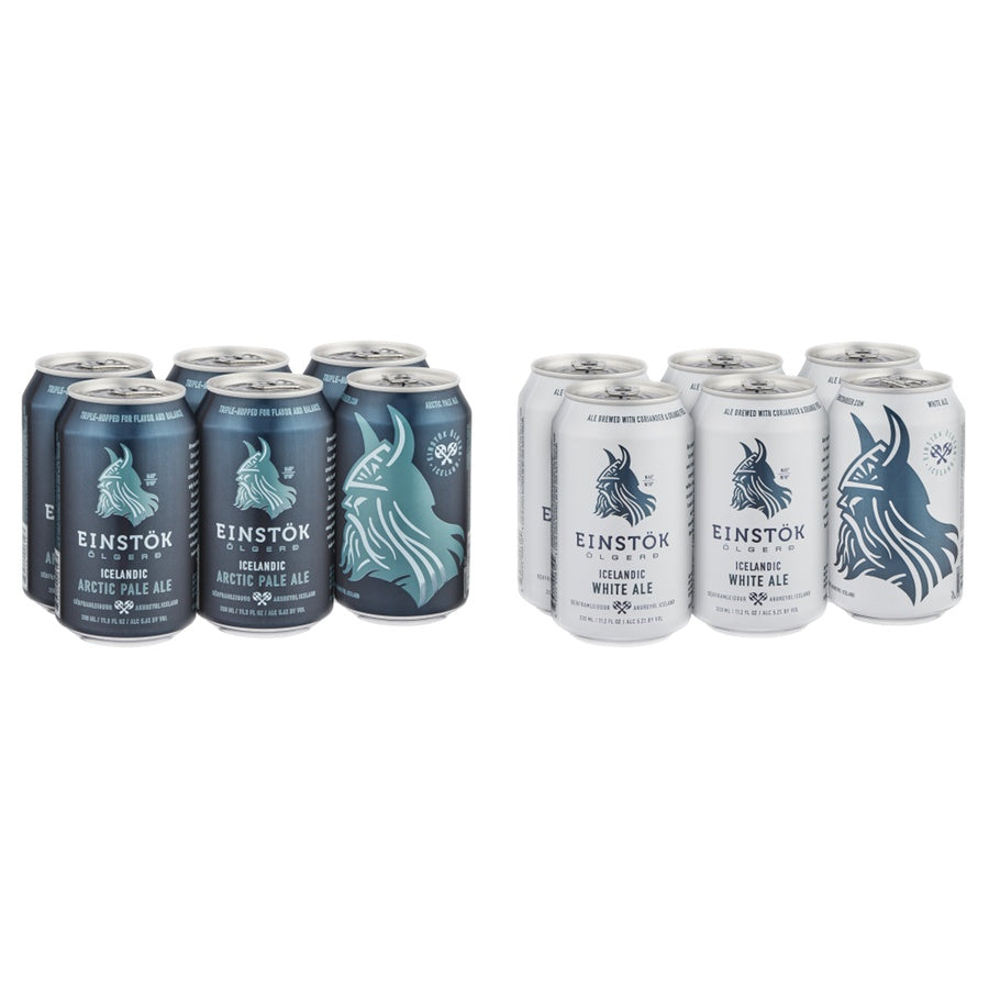 Einstok Arctic Pale Ale 24 Pack and Einstok White Ale Can 24 Pack