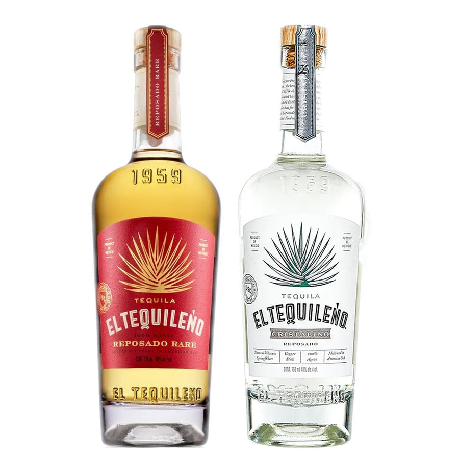 El Tequileno Reposado Rare Tequila and El Tequileno Tequila Reposado Cristalino