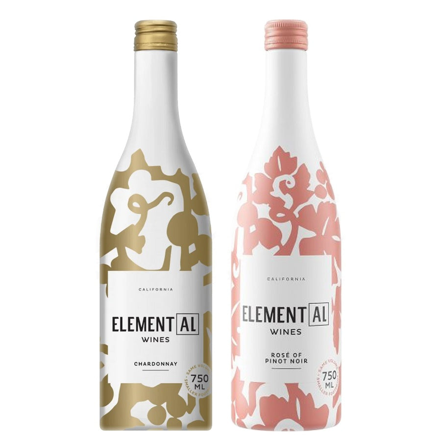 Element Al Chardonnay and Element Al Rose Of P Noir