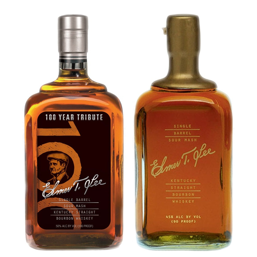 Elmer T. Lee '100 Year Tribute' Bourbon and Elmer T. Lee 'Gold Wax' Bourbon
