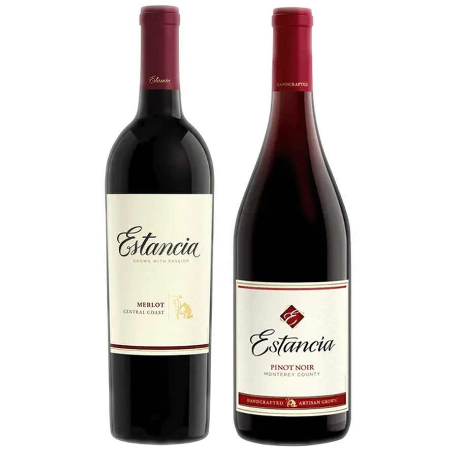 Estancia Merlot and Estancia Pinot Noir