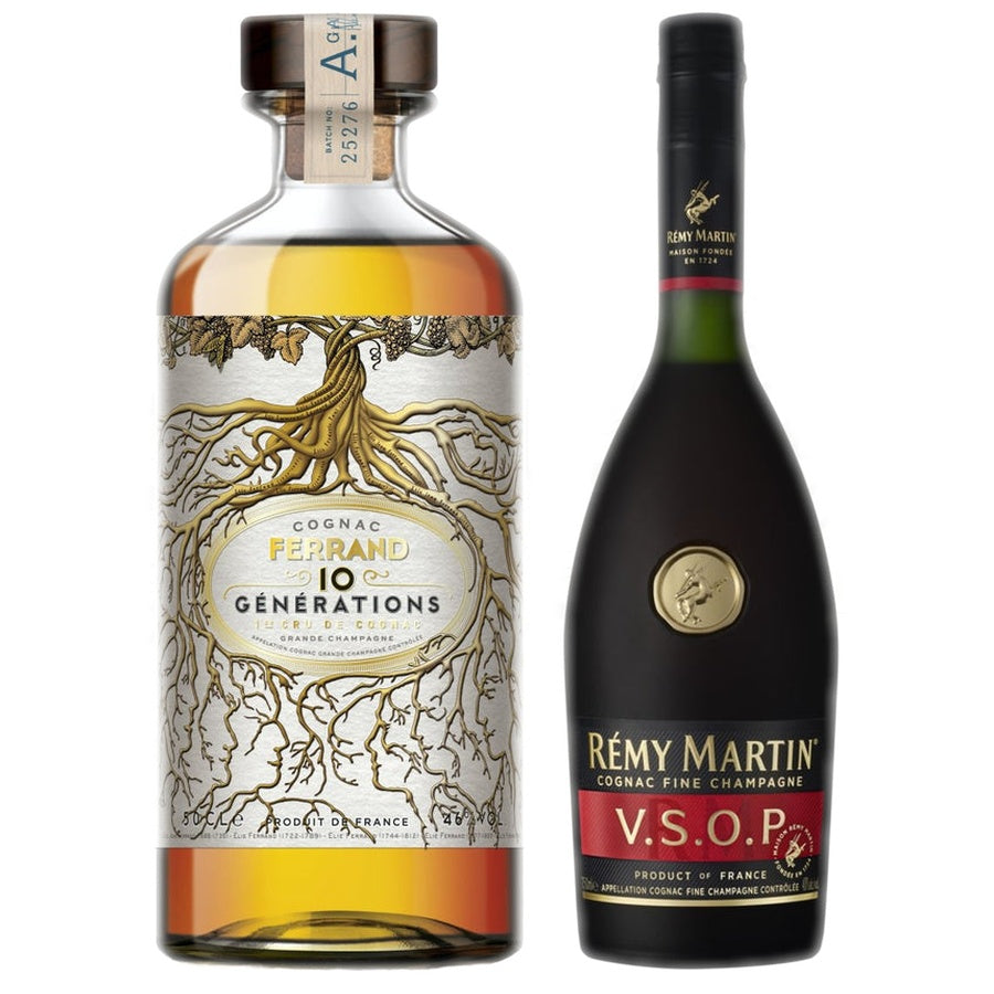 Ferrand 10 Generations Cognac and Remy Martin Cognac VSOP