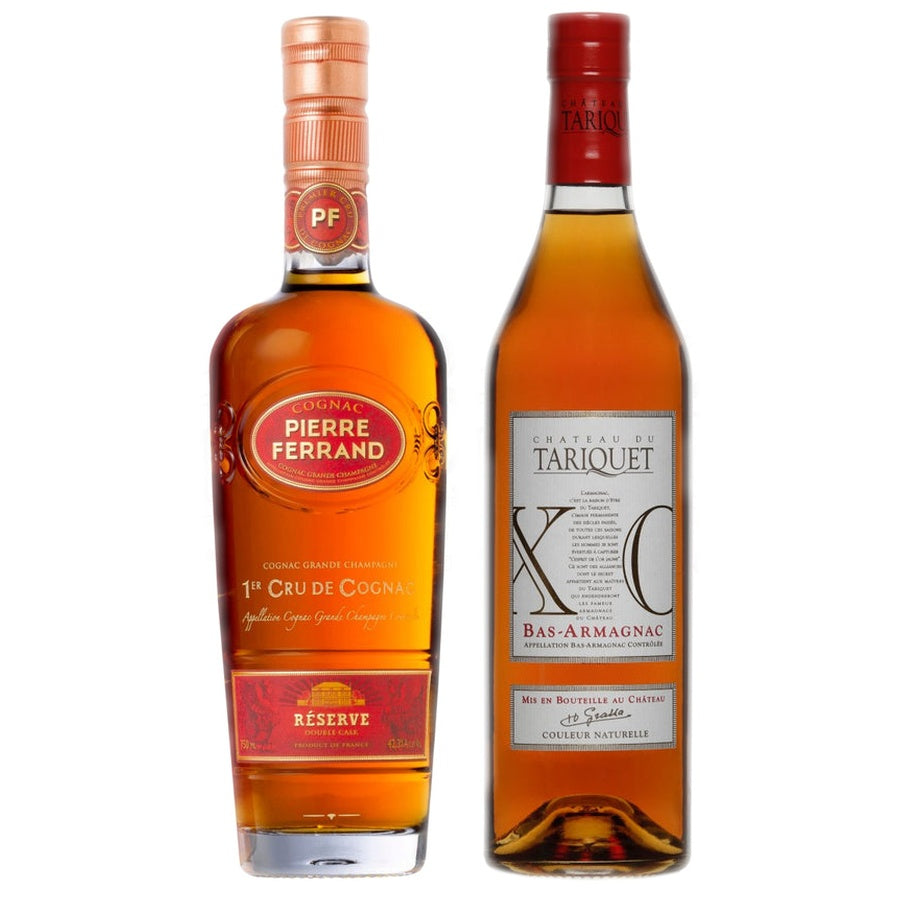 Ferrand Reserve Double Cask Cognac and Tariquet Bas-Armagnac XO