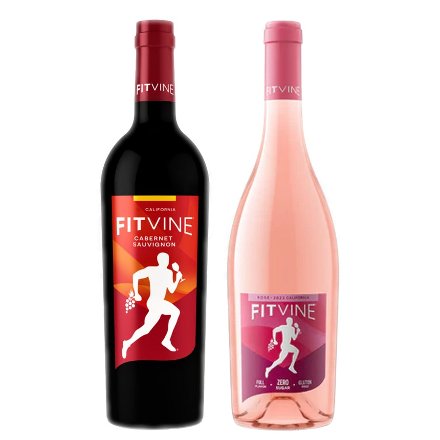 FitVine Cabernet Sauvignon and Fitvine California Rose