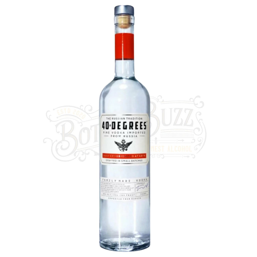 Forty Degrees Vodka - BottleBuzz