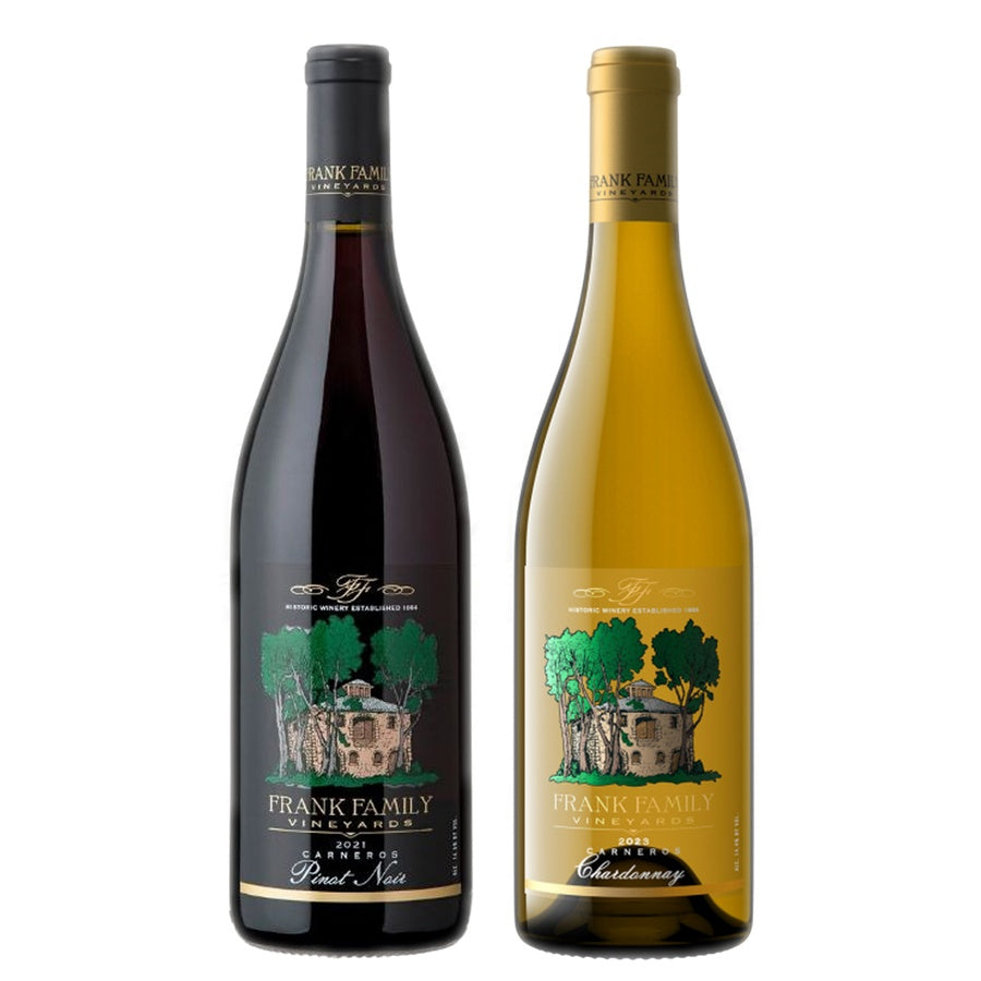 Frank Family Carneros Pinot Noir and Frank Family Vineyards Chardonnay
