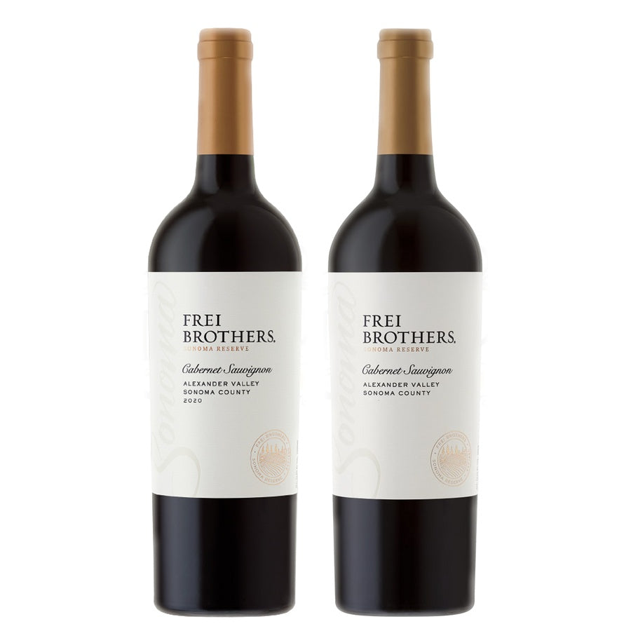 Frei Brothers Cabernet Sauvignon Alexander Valley and Frei Brothers Reserve Cabernet Sauvignon