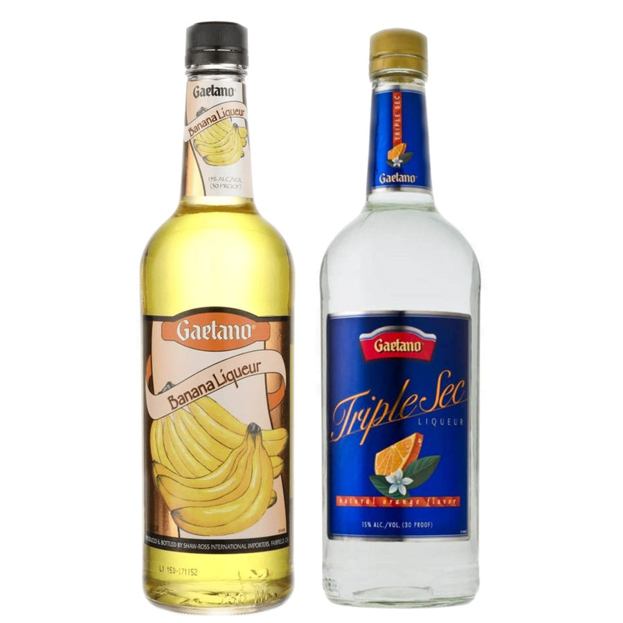 Gaetano Creme De Banana Liqueur and Gaetano Triple Sec