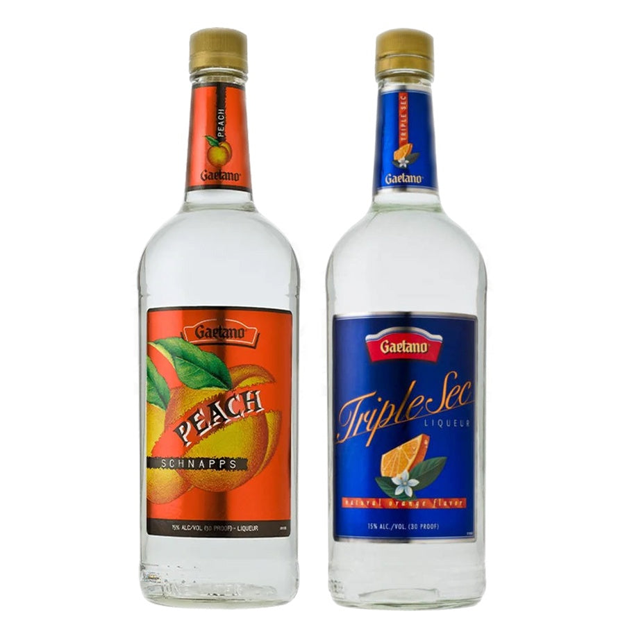 Gaetano Peach Schnapps and Gaetano Triple Sec