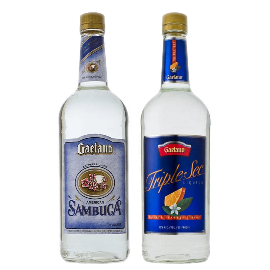 Gaetano Sambuca and Gaetano Triple Sec
