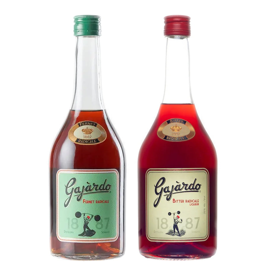Gajardo Bitter Fernet Radicale Liqueur and Gajardo Bitter Radicale Liqueur